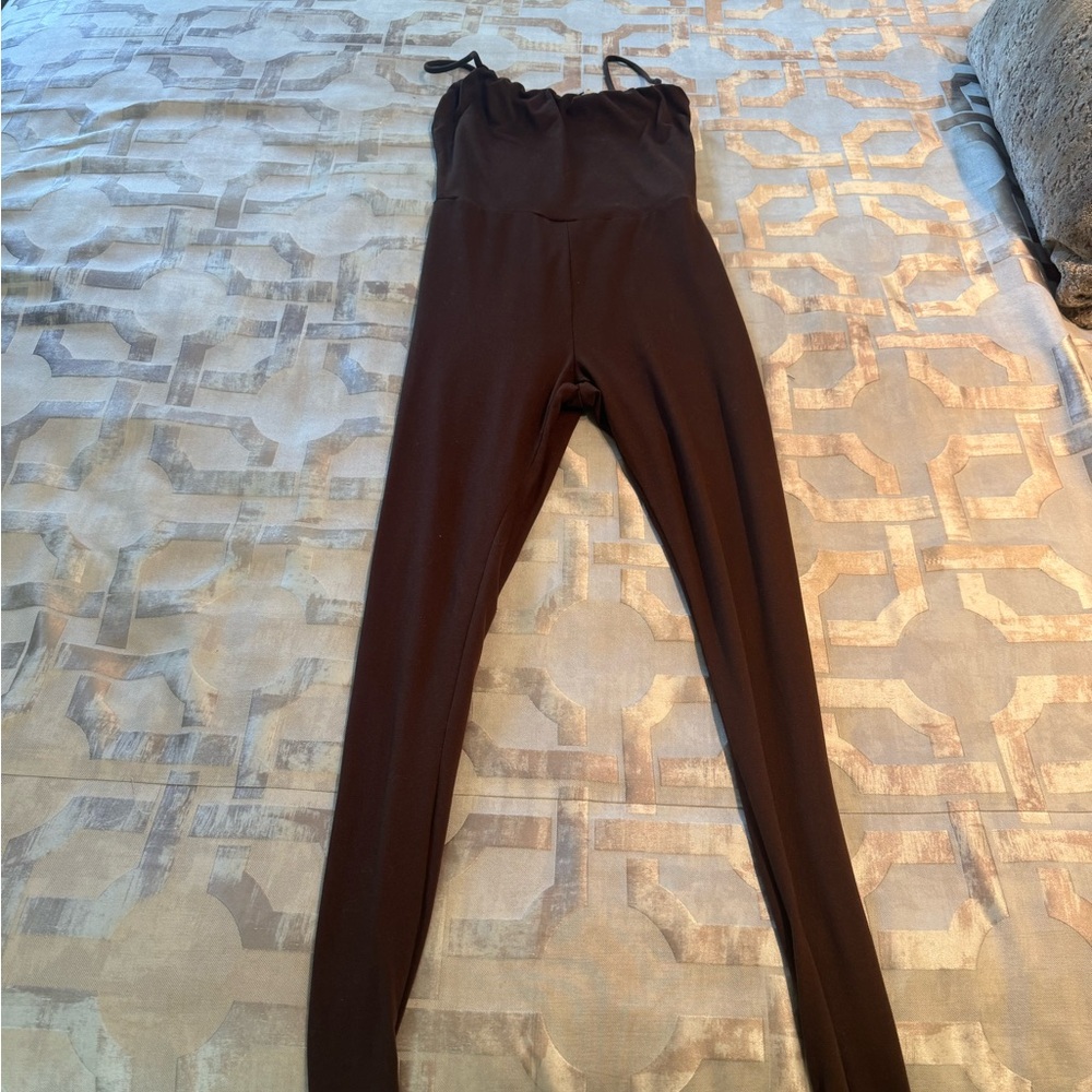 Fashion Nova Brown Jumpsuit